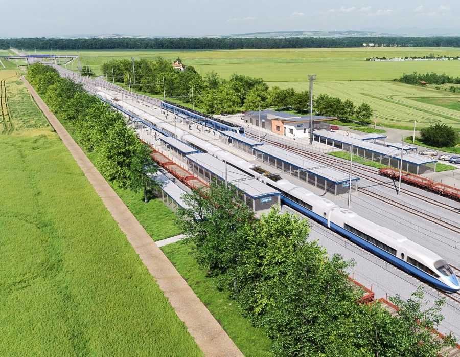 Expresní vlaky mezi Přerovem a Kojetínem: Modernizace trati zvýší rychlost na 200 km/h do roku 2028