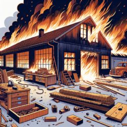 Požár v dílně: Záchrana hodnot 15 milionů korun a zraněné dítě