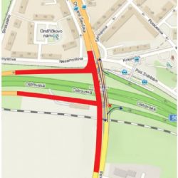 Oprava mostu Otakara Ševčíka: První polovina hotová, doprava přesměrována