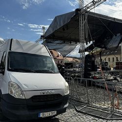 Silné větry narušují slavnosti v Hustopečích