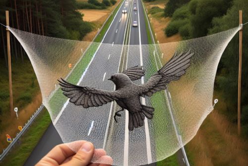 Foto: Unikátní průchozí a reflexní bariéra ochrání ptáky u dálnice D55
