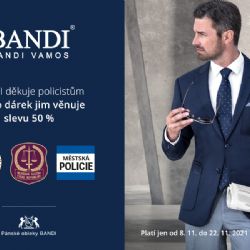Majitel značky BANDI děkuje policistům, hasičům, záchranářům a dalším složkám IZS a věnuje jim dárek ve formě slevy 50 procent