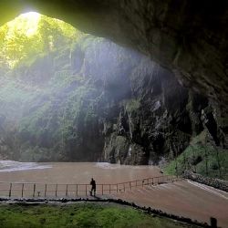 Bouře v Moravském krasu  zaplavila jeskyně