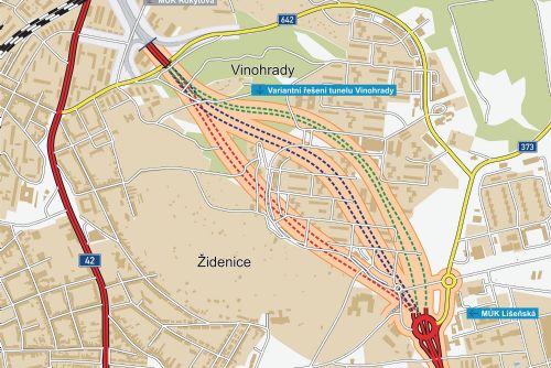 obrázek:Příprava tunel na Vinohradech zahájena