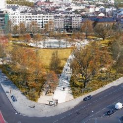 Začala rekonstrukce parku na Moravském náměstí. V centru tak vznikne atraktivní veřejný prostor k odpočinku, hře i zábavě