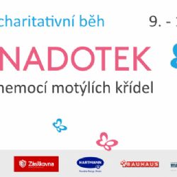 Běž NADOTEK! Nemusíš běžet na doraz, ani na krev. Běž NADOTEK a pomoz tím lidem s nemocí motýlích křídel.