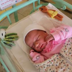 Prvním miminkem znojemské nemocnice a okresu Znojmo v roce 2024 je Viktorie